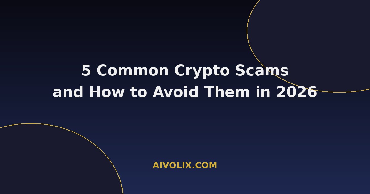 5 Common Crypto Scams and How to Avoid Them in 2026